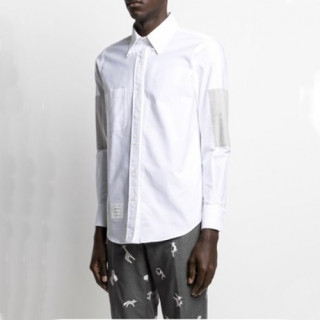 [톰브라운]Thom Browne 2020 Mens Strap Cotton Tshirts - 톰브라운 2020 남성 스트랩 코튼 셔츠 Thom01123x.Size(s - 2xl).화이트