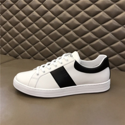 Prada 2020 Men's Leather Sneakers - 프라다 2020 남성용 레더 스니커즈,Size(240-270),PRAS0650,화이트
