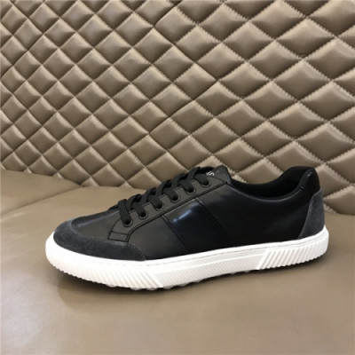Prada 2020 Men's Leather Sneakers - 프라다 2020 남성용 레더 스니커즈,Size(240-270),PRAS0654,블랙