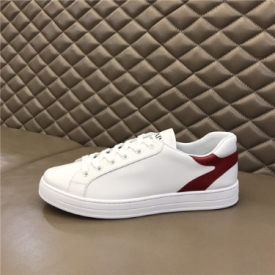 Prada 2020 Men's Leather Sneakers - 프라다 2020 남성용 레더 스니커즈,Size(240-270),PRAS0658,화이트