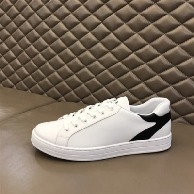 Prada 2020 Men's Leather Sneakers - 프라다 2020 남성용 레더 스니커즈,Size(240-270),PRAS0659,화이트