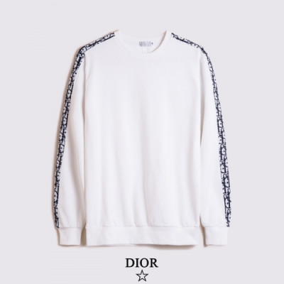 [디올]Dior 2020 Mens Logo Casual Cotton Tshirts - 디올 2020 남성 로고 캐쥬얼 코튼 긴팔티 Dio01046x.Size(s - 2xl).화이트