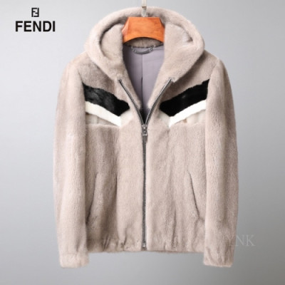 [펜디]Fendi 2020 Mens Casual Leather Jackets - 펜디 2020 남성 캐쥬얼 가죽 자켓 Fen0888x.Size(m - 3xl).베이지