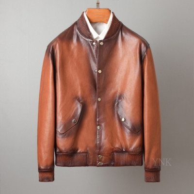 [구찌]Gucci 2020 Mens Classic Leather Jackets - 구찌 2020 남성 클래식 캐쥬얼 가죽 자켓 Guc033069x.Size(m - 3xl).브라운