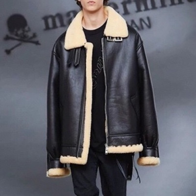 Mastermind Japan Mens Skull Leather Jacket - 마스터마인드 재팬 2020 남성 스컬 가죽 자켓 Mas116x
