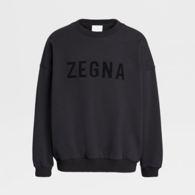 [제냐]Ermenegildo Zegna 2020 Mens Casual Cotton Tshirts - 에르메네질도 제냐 2020 남성 캐쥬얼 코튼 긴팔티 Zeg0232x.Size(s - xl).블랙