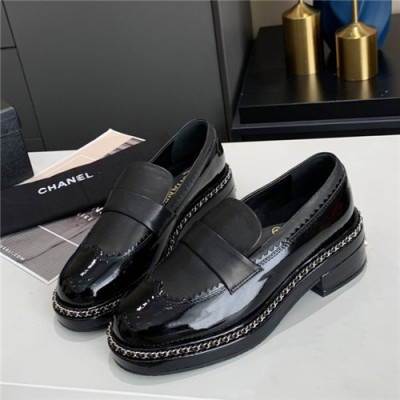 Chanel 2020 Women's Leather Loafer - 샤넬 2020 여성용 레더 로퍼,Size(225-250),CHAS0501,블랙