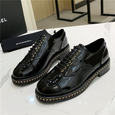 Chanel 2020 Women's Leather Oxford Shoes - 샤넬 2020 여성용 레더 옥스퍼드 슈즈,Size(225-250),CHAS0511,블랙