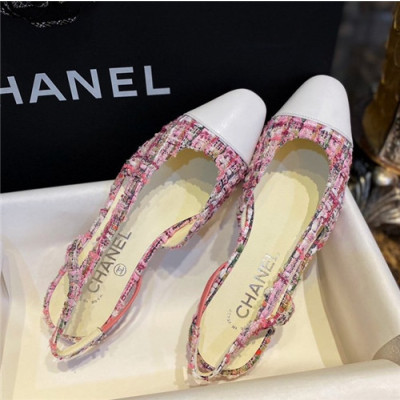 Chanel 2020 Women's Sling Back Shoes - 샤넬 2020 여성용 슬링백 슈즈,Size(225-250),CHAS0512,핑크