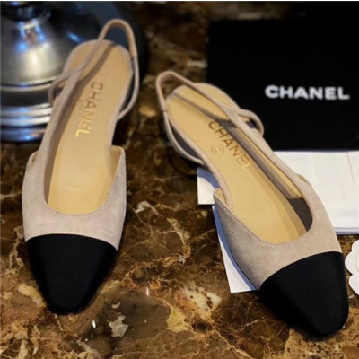 Chanel 2020 Women's Sling Back Shoes - 샤넬 2020 여성용 슬링백 슈즈,Size(225-250),CHAS0514,베이지
