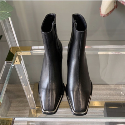 Alexander Wang 2020 Women's Leather Ankle Boots - 알렉산더왕 2020 여성용 레더 앵글부츠,Size(225-250),ALWS0037,블랙