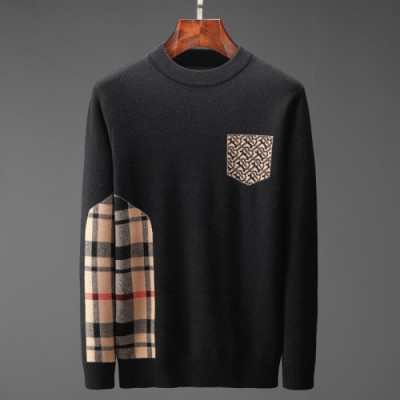 [버버리]Burberry 2020 Mens Casual Sweaters - 버버리 2020 남성 캐쥬얼 스웨터 Bur03483x.Size(m - 3xl).블랙