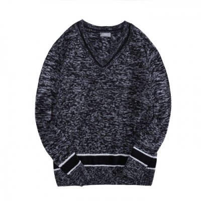 [디올]Dior 2020 Mens Retro Logo Crew-neck Sweaters - 디올 2020 남성 레트로 로고 크루넥 스웨터 Dio01055x.Size(xs - l).그레이