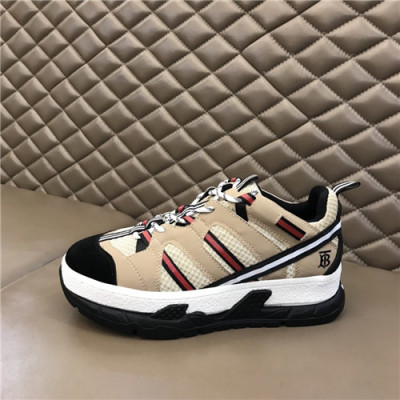 Berburry 2020 Men's Sneakers - 버버리 2020 남성용 스니커즈,Size(240-270),BURS0154,베이지