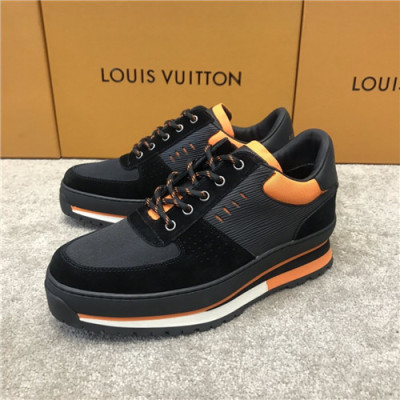 Louis Vuitton 2020 Men's Leather Sneakers - 루이비통 2020 남성용 레더 스니커즈,Size(240-270),LOUS1556,블랙