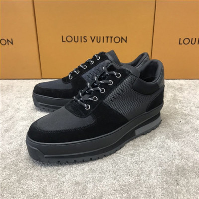 Louis Vuitton 2020 Men's Leather Sneakers - 루이비통 2020 남성용 레더 스니커즈,Size(240-270),LOUS1561,블랙