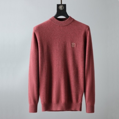 [에르메스]Hermes 2020 Mens Crew-neck Wool Sweater - 에르메스 2020 남성 크루넥 울 스웨터 Her0565x.Size(m - 3xl).버건디