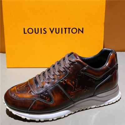 Louis Vuitton 2020 Men's Leather Sneakers - 루이비통 2020 남성용 레더 스니커즈,Size(240-270),LOUS1565,브라운