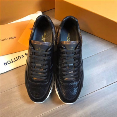 Louis Vuitton 2020 Men's Leather Sneakers - 루이비통 2020 남성용 레더 스니커즈,Size(240-270),LOUS1568,블랙