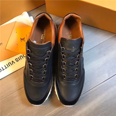 Louis Vuitton 2020 Men's Leather Sneakers - 루이비통 2020 남성용 레더 스니커즈,Size(240-270),LOUS1569,블랙