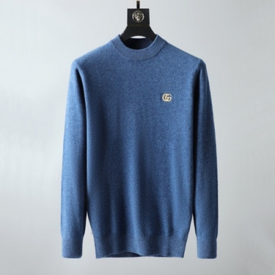 [구찌]Gucci 2020 Mens Logo Crew-neck Sweaters - 구찌 2020 남성 로고 크루넥 스웨터 Guc03297x.Size(m - 3xl).블루