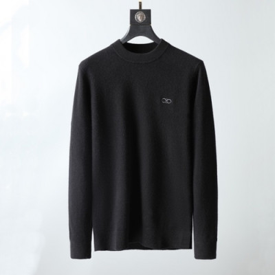 [페라가모]Ferragamo 2020 Mens Basic Logo Sweaters - 페라가모 2020 남성 베이직 로고 스웨터 Fer00317x.Size(m - 3xl).블랙