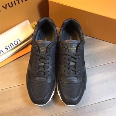 Louis Vuitton 2020 Men's Leather Sneakers - 루이비통 2020 남성용 레더 스니커즈,Size(240-270),LOUS1578,블랙