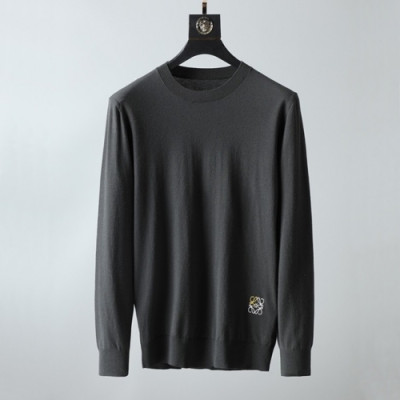 [로에베]Loewe 2020 Mens Logo Crew-neck Wool Sweaters - 로에베 2020 남성 로고 크루넥 울 스웨터 Loe0337x.Size(m - 3xl).다크그레이