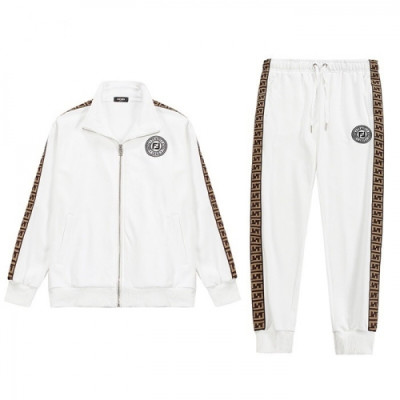 [펜디]Fendi 2020 Mens Patch Logo Training Down Clothes&Pants - 펜디 2020 남성 패치 로고 다운 트레이닝복&팬츠 Fen0897x.Size(m - 3xl).화이트