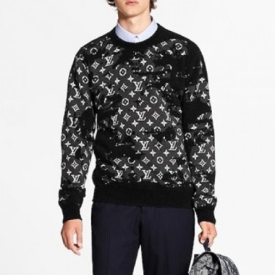 [루이비통]Louis vuitton 2020 Mens Casual Sweaters - 루이비통 2020 남성 캐쥬얼 스웨터 Lou02494x.Size(m - 3xl).블랙