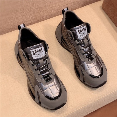Gucci 2020 Men's Leather Sneakers - 구찌 2020 남성용 레더 스니커즈,Size(240-270),GUCS1355,닥크그레이
