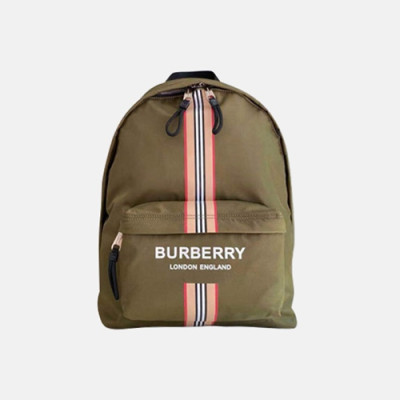 [버버리] Burberry 2020 Men's Nylon Backpack,42.5cm - 버버리 2020 남성용 네일론 백팩,42.5cm,BURB0516,카키