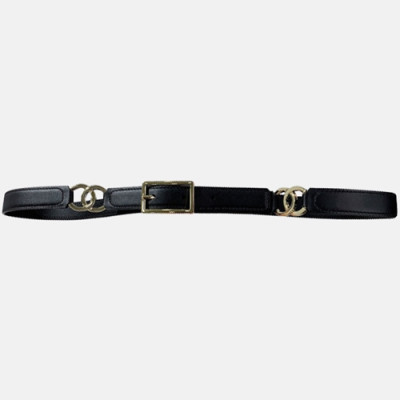 Chanel 2020 Women's Leather Belt - 샤넬 2020 여성용 레더 벨트,2cm,블랙