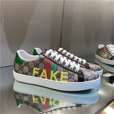 Gucci 2020 Mn/Wn Leather Sneakers - 구찌 2020 남여공용 레더 스니커즈,Size(225-270),GUCS1359,베이지