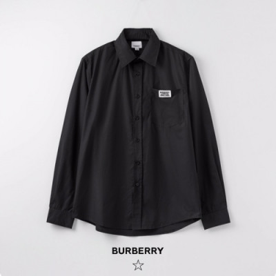 [버버리]Burberry 2020 Mens Vintage Basic Tshirts - 버버리 2020 남성 빈티지 베이직 셔츠 Bur03515x.Size(m - 2xl).블랙