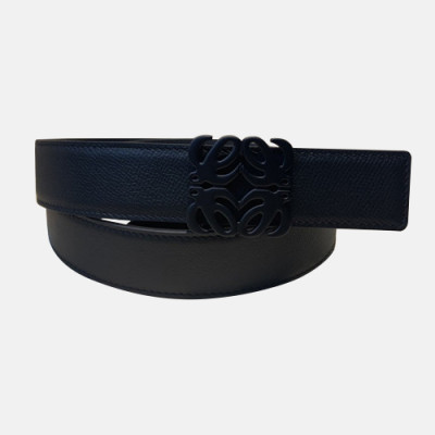 Loevve 2020 Women's Leather Belt - 로에베 2020 여성용 레더 벨트,LOEBT0047.Size(3.2cm).블랙