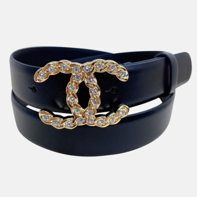 Chanel 2020 Women's Leather Belt - 샤넬 2020 여성용 레더 벨트,3cm,블랙