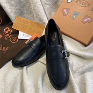 Tod's 2020 Women's Leather Loafer - 토즈 2020 여성용 레더 로퍼,Size(225-250),TODS0165,블랙