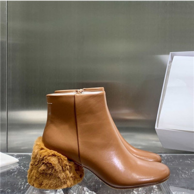 Maison Margiela 2020 Women's Leather Ankle Boots - 메종 마르지엘라 2020 여성용 레더 앵글부츠,Size(225-250),MMS0046,카멜