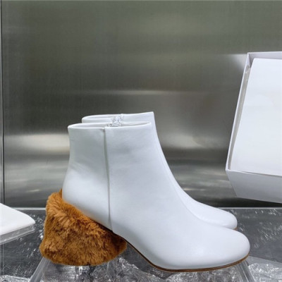 Maison Margiela 2020 Women's Leather Ankle Boots - 메종 마르지엘라 2020 여성용 레더 앵글부츠,Size(225-250),MMS0048,화이트