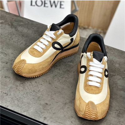 Loevve 2021 Women's Leather Sneakers - 로에베 2021 여성용 레더 스니커즈,Size(225-250),LOES0031,카키