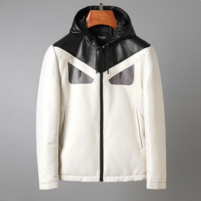 [펜디]Fendi 2020 Mens Casual Leather Jackets - 펜디 2020 남/녀 캐쥬얼 가죽 자켓 Fen0904x.Size(m - 3xl).화이트