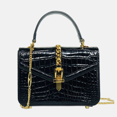 [구찌] Gucci 2020 Women's Sylvie 1969 Tote Shoulder Bag,20cm - 구찌 2020 여성용 실비 1969 토트 숄더백,20cm,GUB1233,블랙