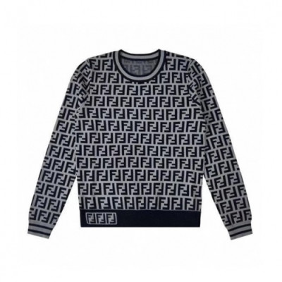 [펜디]Fendi 2020 Womens Logo Crew-neck Wool Sweaters - 펜디 2020 여성 로고 크루넥 울 스웨터 Fen0907x.Size(s - l).블랙