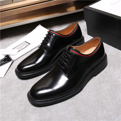 Gucci 2020 Men's Leather Oxford Shoes - 구찌 2020 남성용 레더 옥스퍼드 슈즈,Size(240-270),GUCS1366,블랙