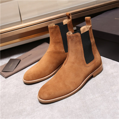 Bottega Veneta 2020 Men's Leather Ankle Boots - 보테가베네타 2020 남성용 레더 앵글부츠,Size(240-270),BVS0213,카멜