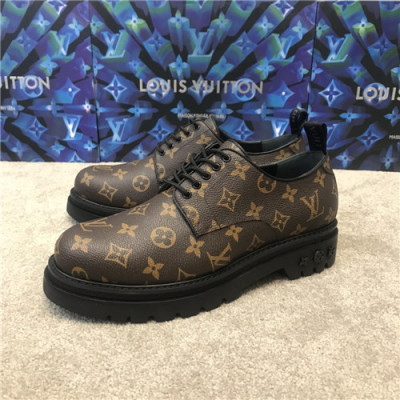 Louis Vuitton 2020 Men's Leather Shous - 루이비통 2020 남성용 레더 슈즈,Size(240-270),LOUS1618,브라운