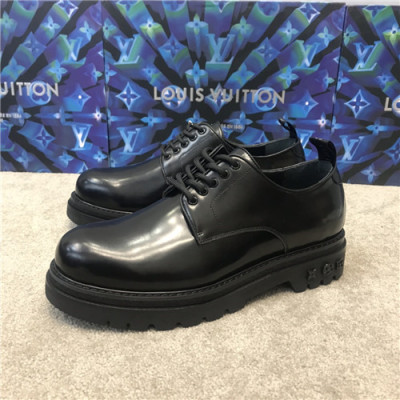 Louis Vuitton 2020 Men's Leather Shous - 루이비통 2020 남성용 레더 슈즈,Size(240-270),LOUS1619,블랙