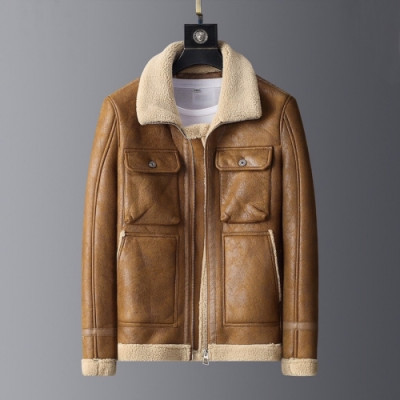 [알마니]Armani 2020 Mens Classic Leather Jackets - 알마니 2020 남성 클래식 캐쥬얼 가죽 자켓 Arm0853x.Size(l - 5xl).카멜