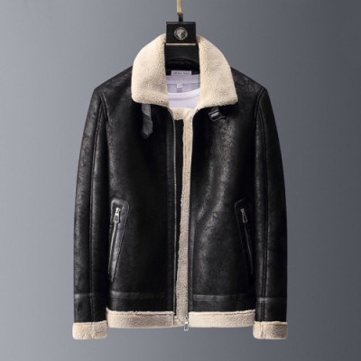 [알마니]Armani 2020 Mens Classic Leather Jackets - 알마니 2020 남성 클래식 캐쥬얼 가죽 자켓 Arm0854x.Size(l - 5xl).블랙